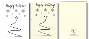 Recycled and Lotka Generic Holiday Cards