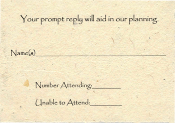 Pre Printed Lotka Reply Cards