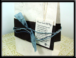 Example of Seeded Gift Bag(doesn't come with the wrap or twist)