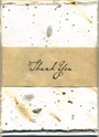 Handmade Blank Thank You Cards