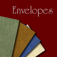 handmade collection of envelopes