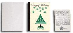 10 happy holidays seeded cards with envelopes