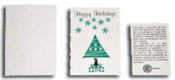 Seeded Holiday Cards