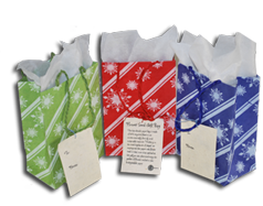 Holiday Seeded Gift Bags
