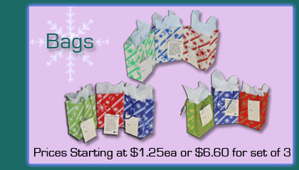 Seeded Holiday Bags at Wholesale Prices