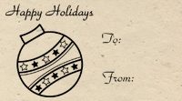 Seeded Gift Tag