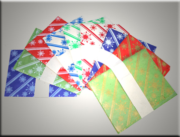 Our holiday collection of handmade gift wrap