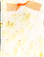 handmade safflower paper