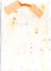 handmade safflower paper