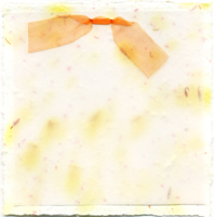 handmade safflower paper