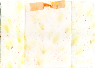 handmade safflower paper