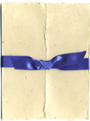 Lotka Bifold Invitation with Satin Ribbon