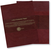 Cranberry Computer Paper (Non Seeded)