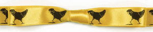 French Chicken Midori Icon on Double Faced Satin