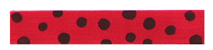 Dots Ruby/Black
