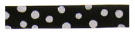 Black/White Rayon Trimming Ribbon
