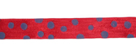 True Red/Blue Rayon Trimming Ribbon