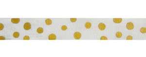 Dots White/Gold