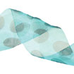 Turquoise with Black Dots