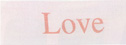 Love - pink