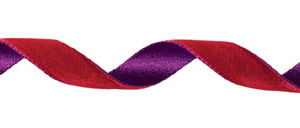 Scarlet Velvet/Purple Satin