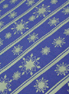 Blue and Silver Seeded Wrapping Paper
