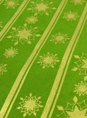 Green and Gold Seeded Wrapping Paper