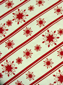 Red and Natural Seeded Wrapping Paper