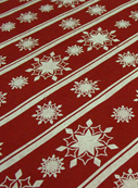 Red and White Seeded Wrapping Paper