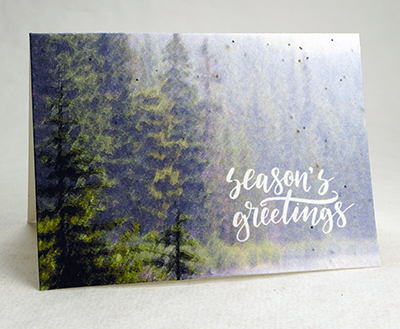 seed paper holiday card