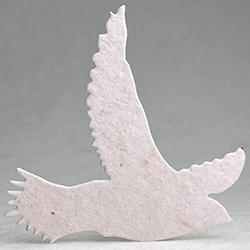 35s light pink seed paper bird shape