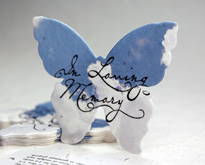 large printed butterfly