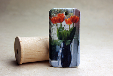 tulips seed paper tag