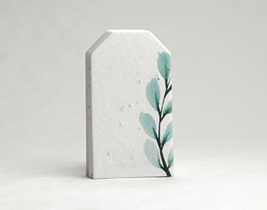Blue Edge seed paper tags