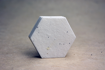 seed paper circle shapes