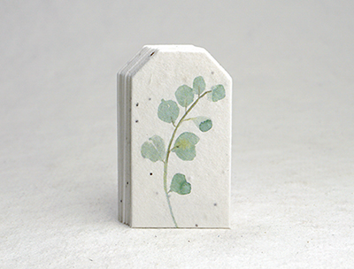 Eucalyptus seed paper tags