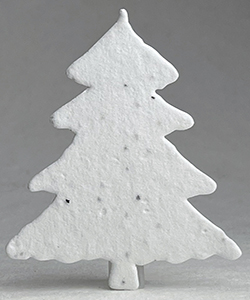 10s white seed paper tree shape