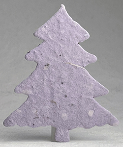 15s lavender seed paper tree shape