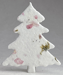 24s pink petals seed paper tree shape