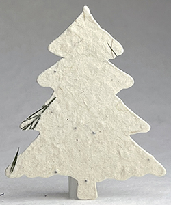 25s leather fern seed paper tree shape