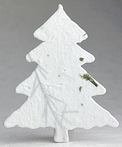 36s fern and chard seed paper tree shape