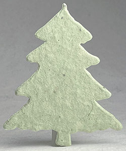 62s light green seed paper tree shape