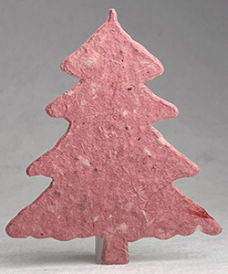 68s pink seed paper tree shape