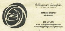 Custom seeded business cards