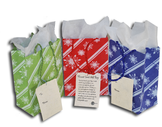 Holiday Seeded Gift Bags