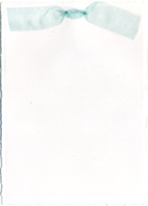 white cotton 5x7 invitation panel