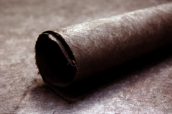 chocolate brown paper roll