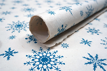 Snowflake Seed Paper Print on Natural Paper