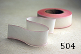Earth Silk Dyed Ribbon Pink Edge