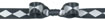 Harlequin- Black/Silver Midori Icon Double Faced Satin